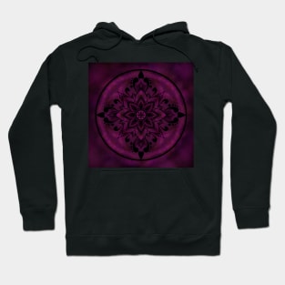 Pink floral mandala Hoodie